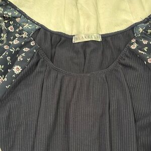 Blakeley Black Floral Blouse